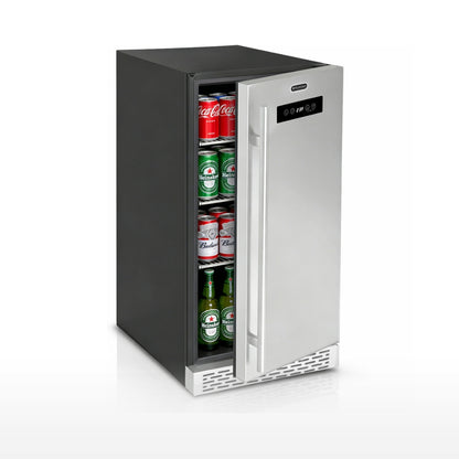 Whynter BEF-286SB 15” Built-In Beer Keg Froster Beverage Refrigerator – 2.9 cu ft, 115 Can Capacity, Keg Compatible, Ultra-Low Temp 23°F (Stainless Steel)