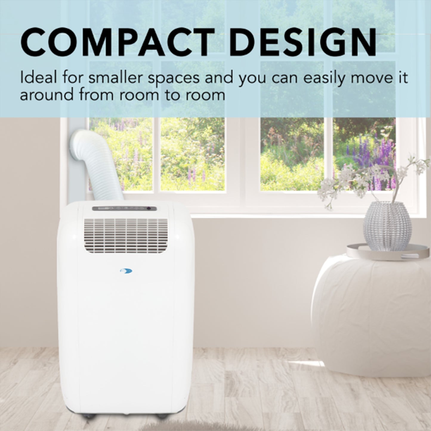 Whynter ARC-101CW Portable Air Conditioner 10,000 BTU – Dehumidifier | Cools Up to 300 sq. ft.