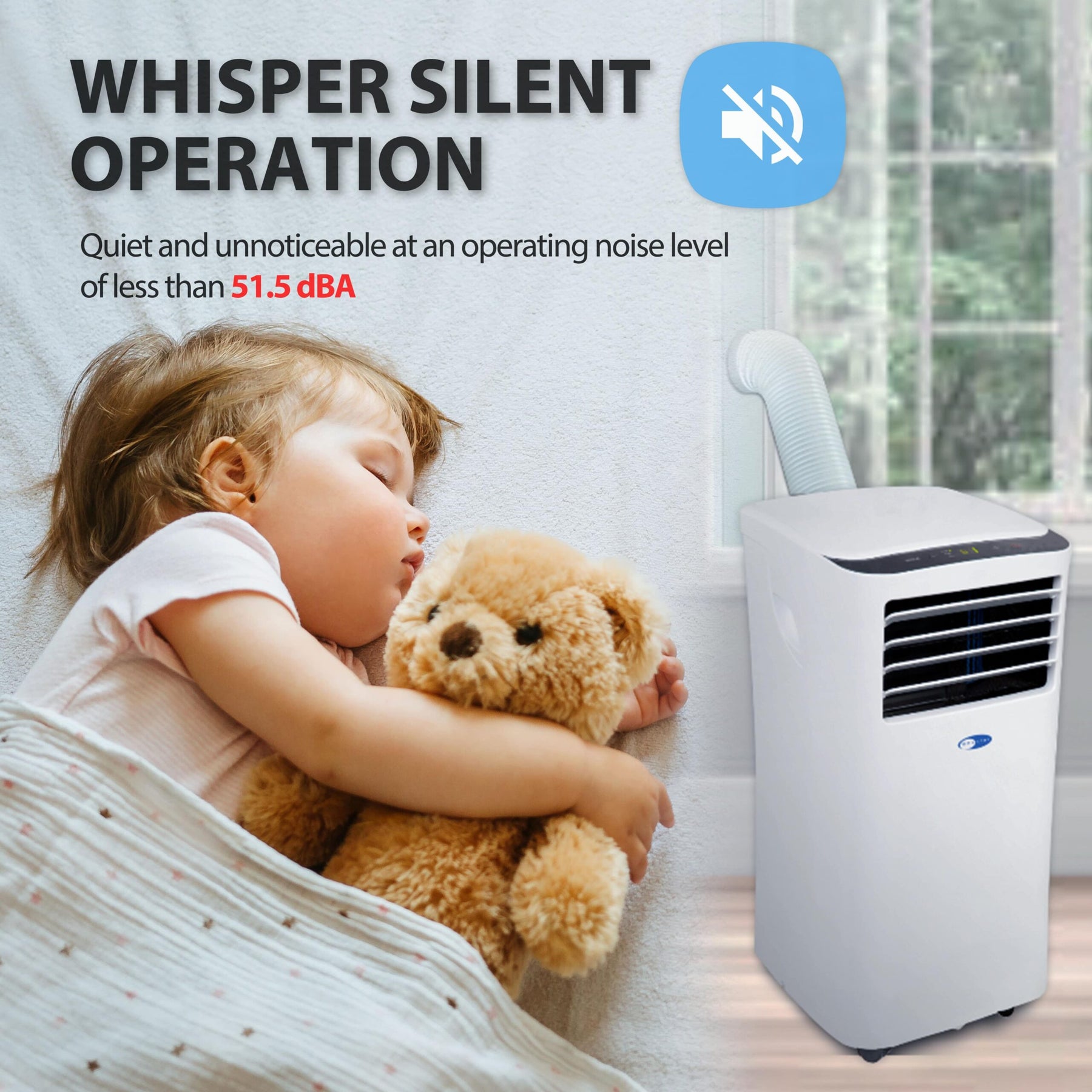 Whynter 10,000 BTU Compact Portable Air Conditioner, Dehumidifier & Fan | ARC-102CS
