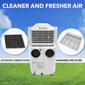Whynter 11,000 BTU Dual Hose Portable Air Conditioner, Dehumidifier & Fan | ARC-110WD