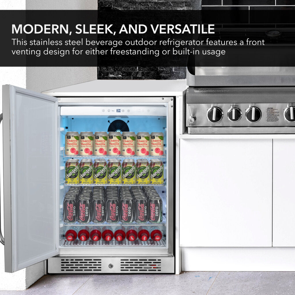Whynter 24-Inch Outdoor Beverage Fridge | BOR-53024-SSW