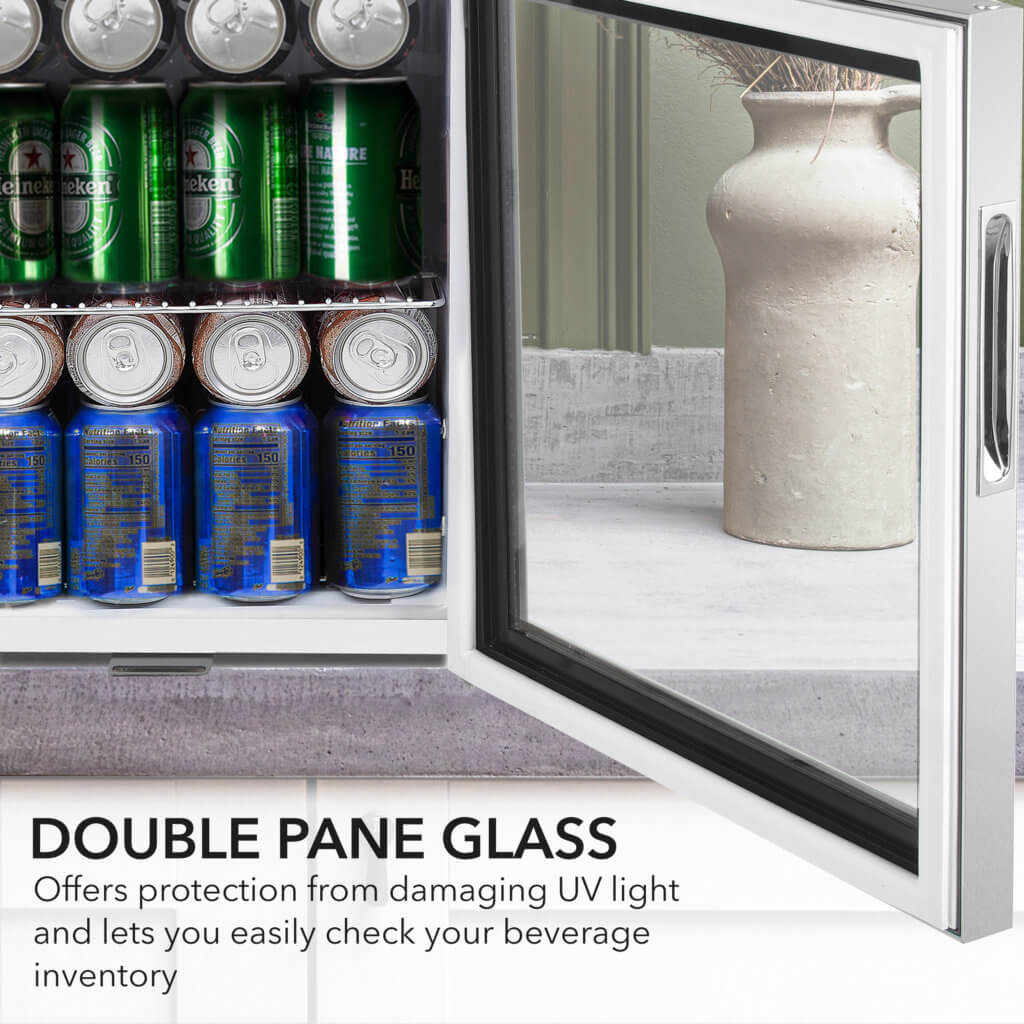 Whynter 68-Can Beverage Fridge with Lock | BR-062WS