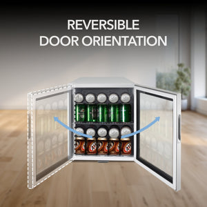 Whynter 68-Can Beverage Fridge with Lock | BR-062WS
