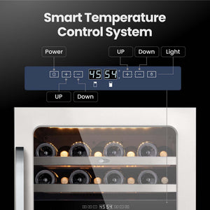 Whynter 46-Bottle Dual Zone Wine Fridge | BSR-046DW