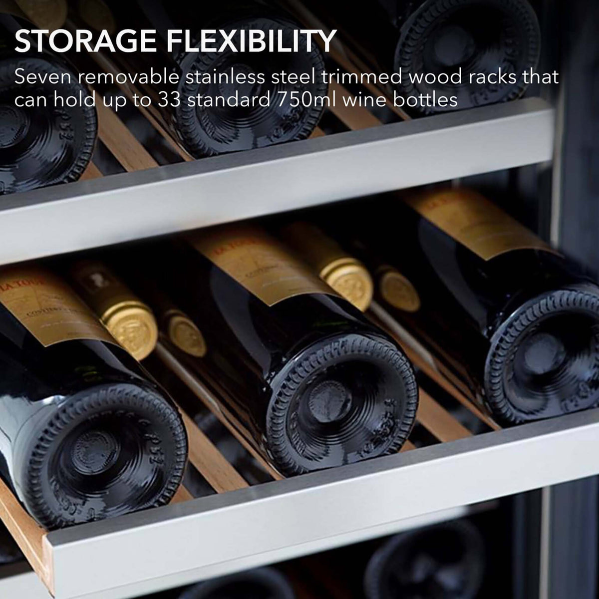 Whynter 15-Inch Built-In Single Zone Wine Refrigerator | BWR-33SD