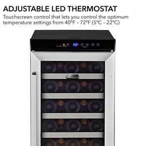 Whynter 15-Inch Built-In Single Zone Wine Refrigerator | BWR-33SD