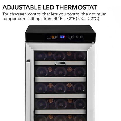 Whynter 15-Inch Built-In Single Zone Wine Refrigerator | BWR-33SD