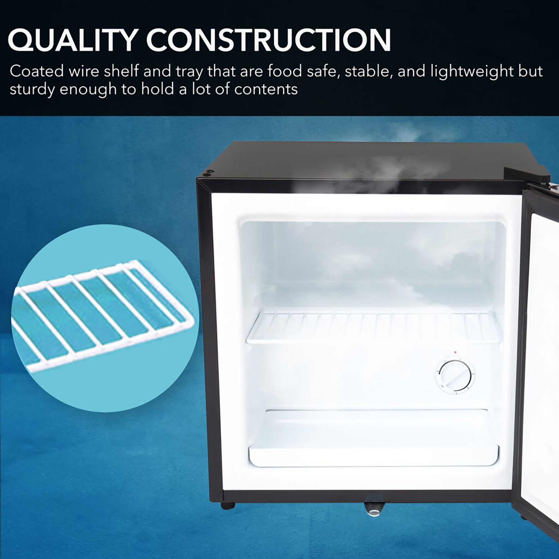 Whynter 1.1 Cu. Ft. ENERGY STAR Upright Freezer with Lock | CUF-112SS
