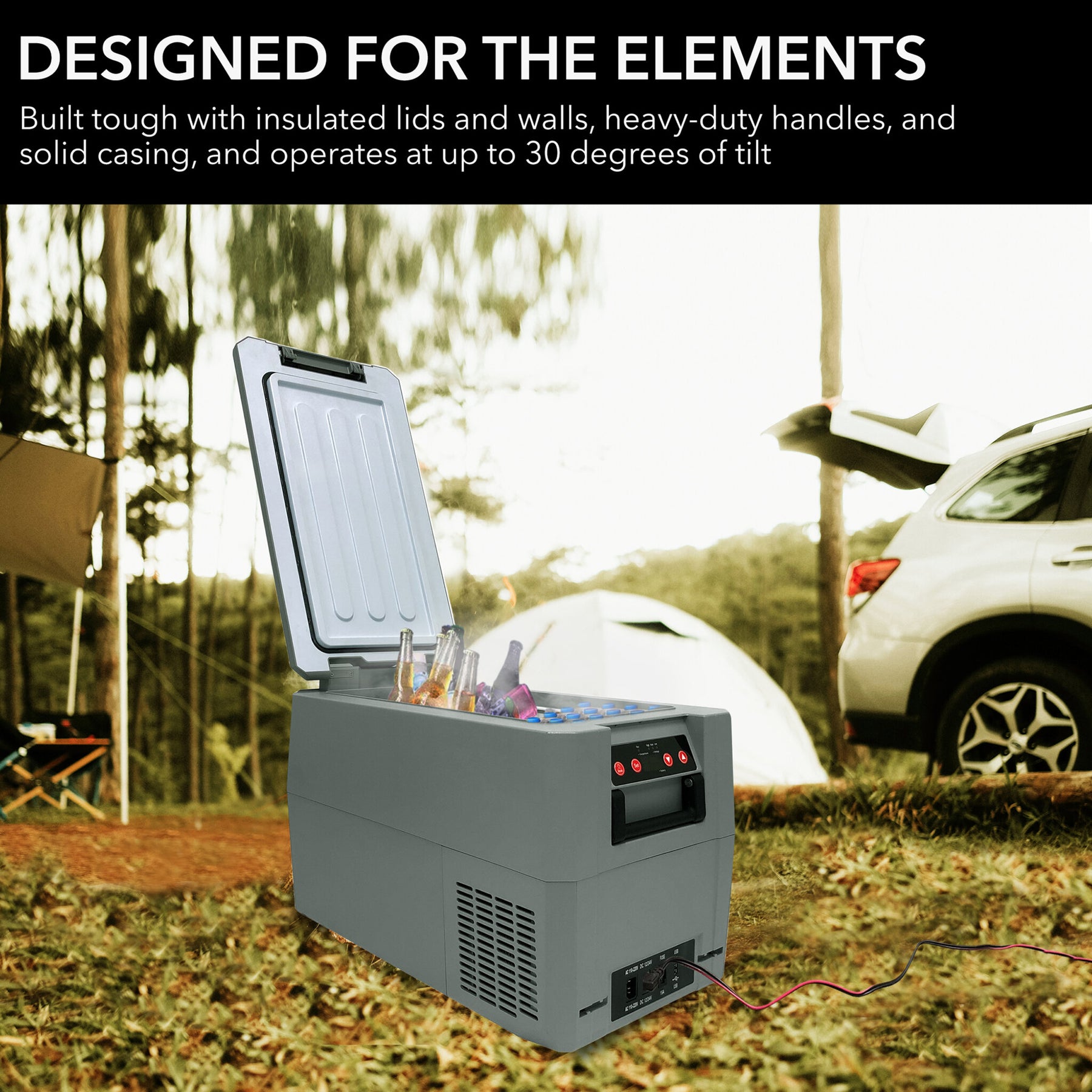 Whynter 34 Qt Portable Fridge/Freezer, 12V | FMC-350XP