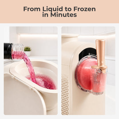 Whynter ICS-167GW 7-in-1 Soft Serve Ice Cream & Slushy Maker | 1.6 Qt Built-in Compressor, 5 Firmness Levels, Touch Control