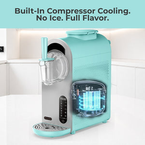 Whynter 7-in-1 Soft Serve Ice Cream Maker & Slushy Machine with Built-In Compressor | ICS-167TB