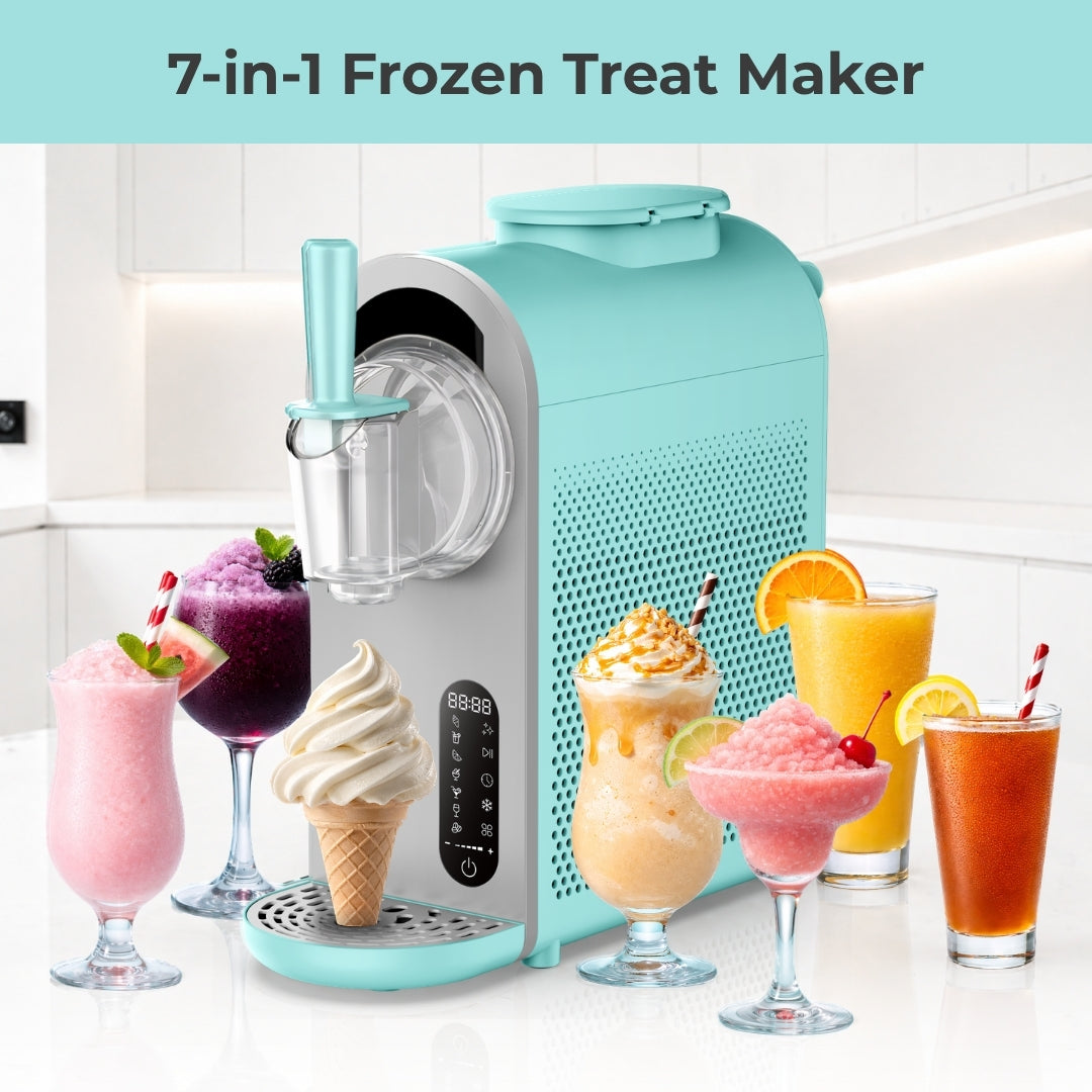 Whynter 7-in-1 Soft Serve Ice Cream Maker & Slushy Machine with Built-In Compressor | ICS-167TB