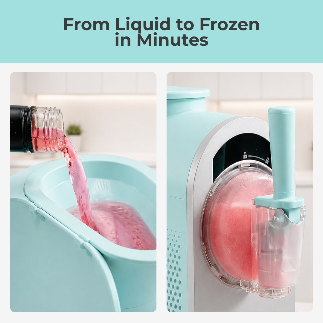 Whynter 7-in-1 Soft Serve Ice Cream Maker & Slushy Machine with Built-In Compressor | ICS-167TB