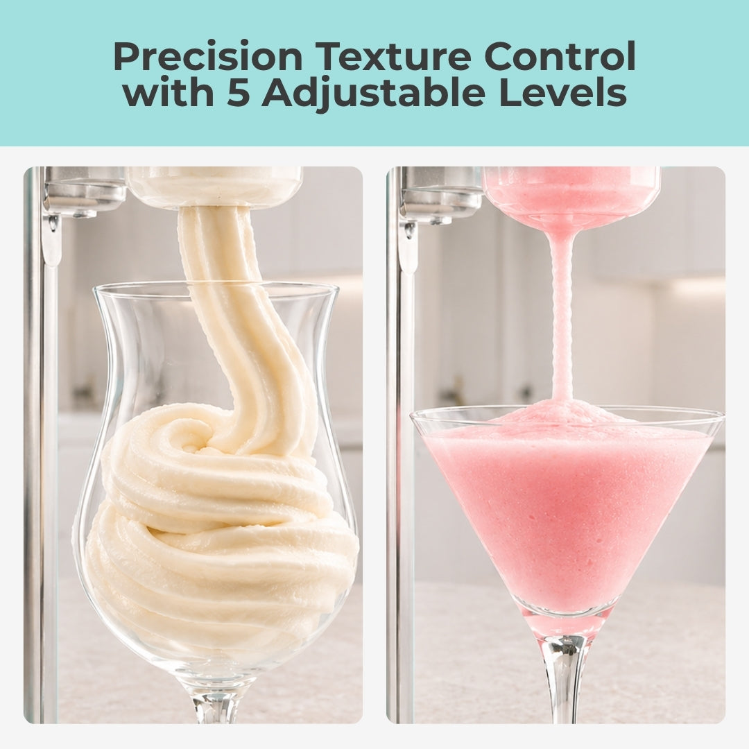 Whynter 7-in-1 Soft Serve Ice Cream Maker & Slushy Machine with Built-In Compressor | ICS-167TB