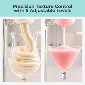Whynter 7-in-1 Soft Serve Ice Cream Maker & Slushy Machine with Built-In Compressor | ICS-167TB